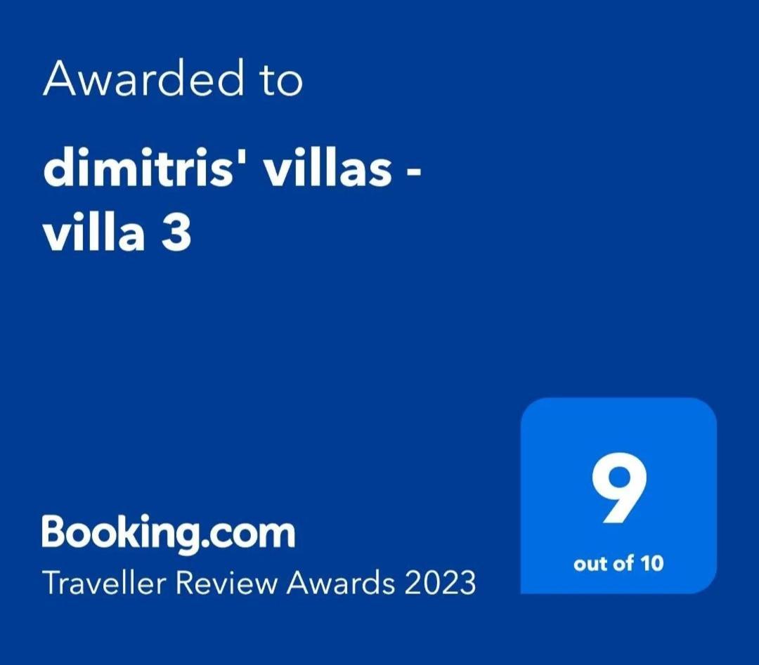 Dimitris' Villas - Villa 3 Ormos Panagias Exteriér fotografie